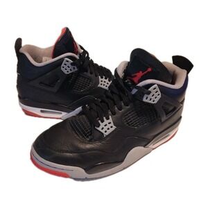 Nike Air Jordan 4 Bred Reimagined Jordan 4 AJ4 Bred 2024 FV5029-006 Size-9